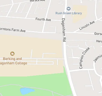 map for Barking and Dagenham College