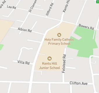 map for Kents Hill Infant School