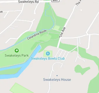map for Swakeleys Bowling Club