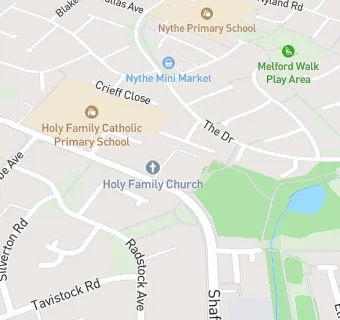 map for Holy Family Roman Catholic Infant School