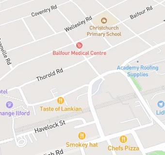 map for Ilford Dental Centre