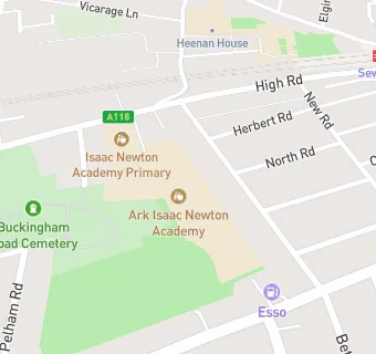 map for Ark Isaac Newton Academy