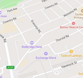 map for Ilford Liberal Club