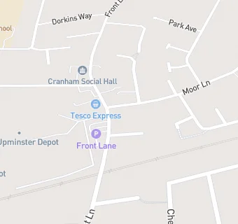 map for Cafe in Cranham