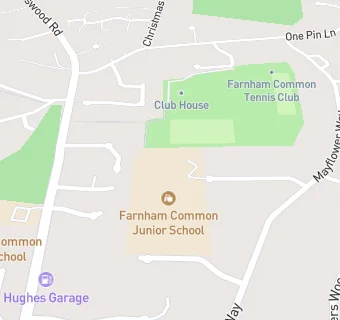 map for Farnham Common Junior School