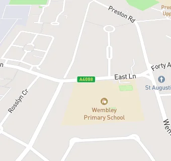 map for Wembley Primary & Nursery School - Compass Group/Chartwells