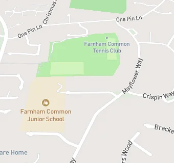 map for Farnham Common Junior School