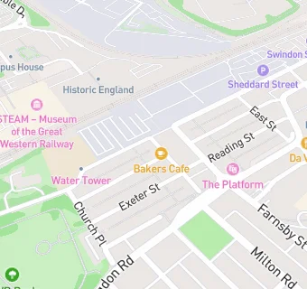 map for Swindon Heritage Action Zone - Wed Drop-ins @ Bakers For Rai