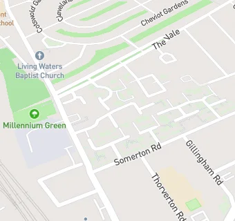 map for Claremont Community Pre-School