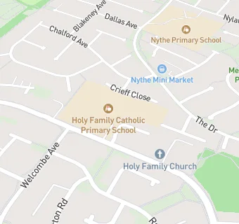 map for Holy Family Catholic Primary / Nursery School