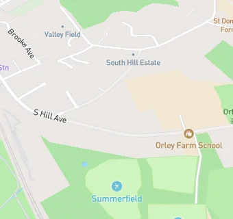 map for Orley Farm School Trust