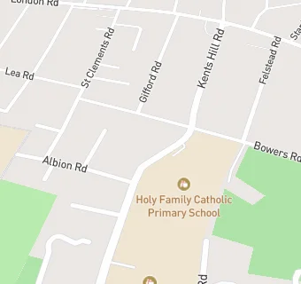 map for Holy Family RC School