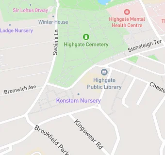 map for Brookfield After School Club P3