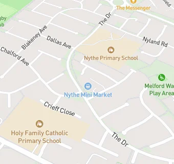 map for Nythe Mini Market