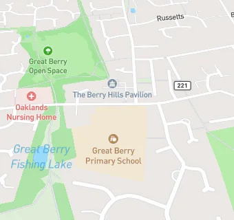 map for Great Berry Primary School