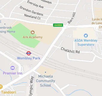 map for Wembley Park Express/Shop N Save