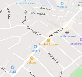 map for South Harrow Halal Meat