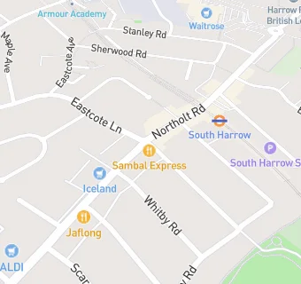 map for Sambal Express