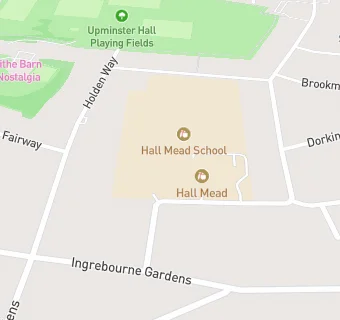 map for Hall Mead School