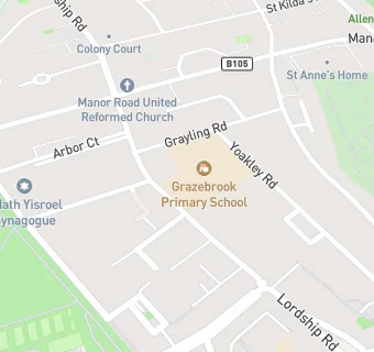 map for Grazebrook School