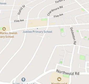 map for Fountayne Road Health Centre