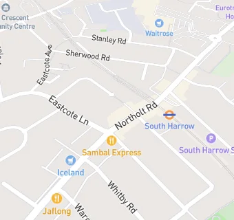 map for Harrow Convenience Store