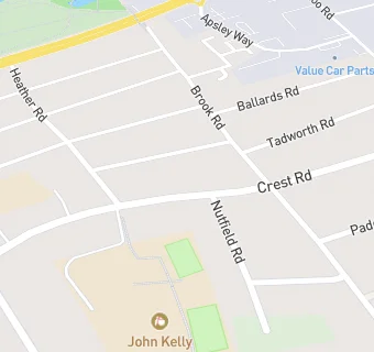 map for Crest Medical Centre