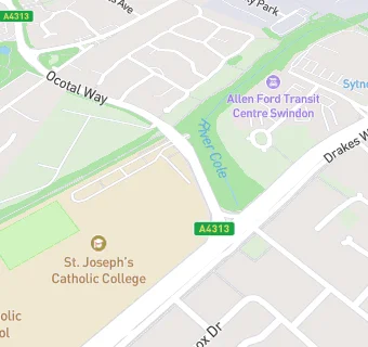 map for St Joseph's Catholic College