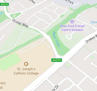 map for St Joseph's Catholic College