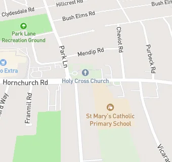 map for HES @ St Marys RC Primary School