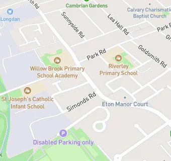 map for Church Mead Junior School