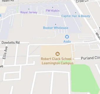 map for Robert Clack Lymington Site