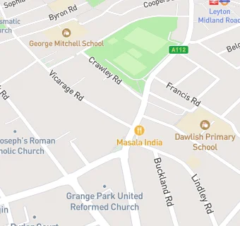 map for Crawley Road Medical Centre