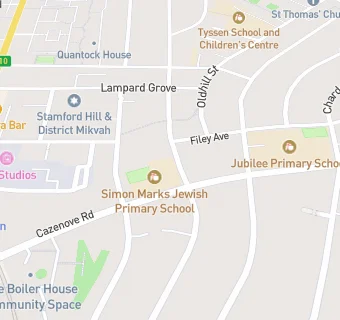 map for Simon Marks Jewish Primary School