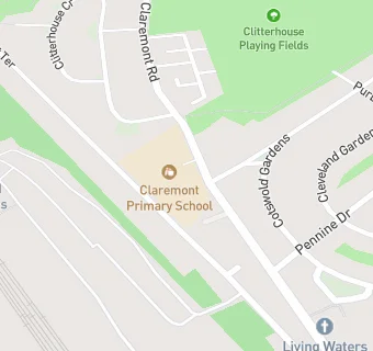 map for Claremont Primary School