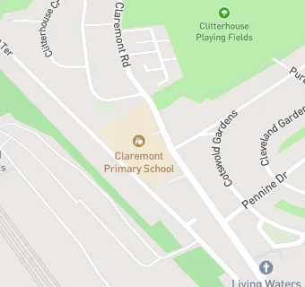 map for Claremont Jmi School