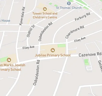 map for Jubilee Primary School