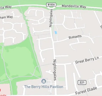 map for Great Berry Surgery