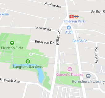 map for Langtons Hall