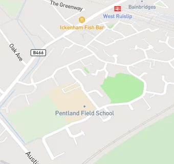 map for Pentland Field