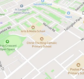 map for Christ The King Catholic Primary School