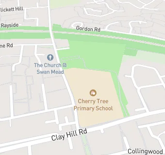 map for Cherry Tree Primary School