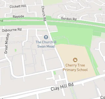 map for Cherry Tree Primary School