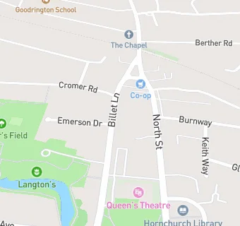 map for Billet Lane Medical Practice