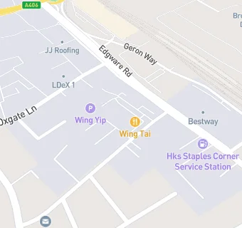 map for Wing Tai Restaurant