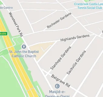 map for Highlands Junior School