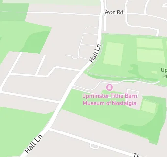 map for Upminster Golf & Bowling Club Restaurant