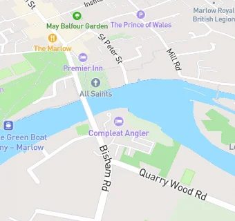 map for Macdonald Compleat Angler