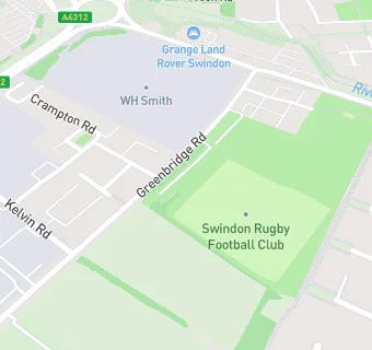 map for Swindon Rugby Football Club