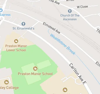 map for Preston Manor High School Kitchen